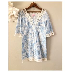 Lilly Pulitzer lace trim dress/tunic